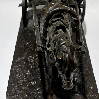 Скульптура "Русская пара в бричке", Германия, 1903 г., Вольф А.М.